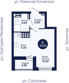 Квартира 25,8 м², студия - изображение 3