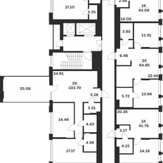 Квартира 41,8 м², 1-комнатная - изображение 3