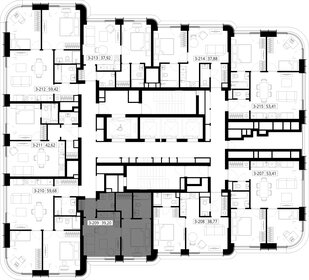Квартира 39,2 м², 1-комнатная - изображение 2