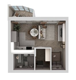 Квартира 36 м², 1-комнатная - изображение 2