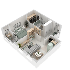 Квартира 46,3 м², 1-комнатная - изображение 5