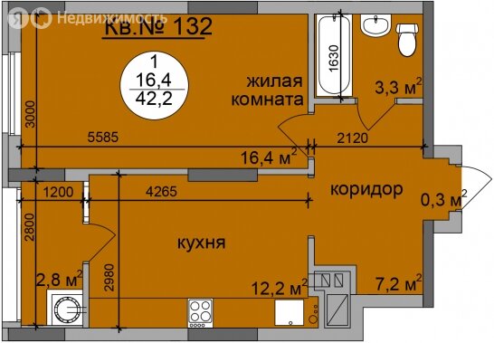 Варианты планировок ЖК «Старое Село» - планировка 2
