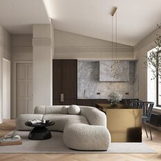 Квартира 91,9 м², 1-комнатная - изображение 3