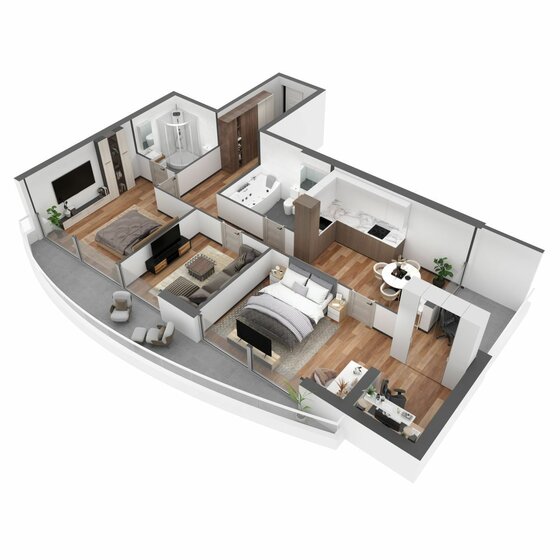 120 м², 3-комнатные апартаменты 76 900 000 ₽ - изображение 89