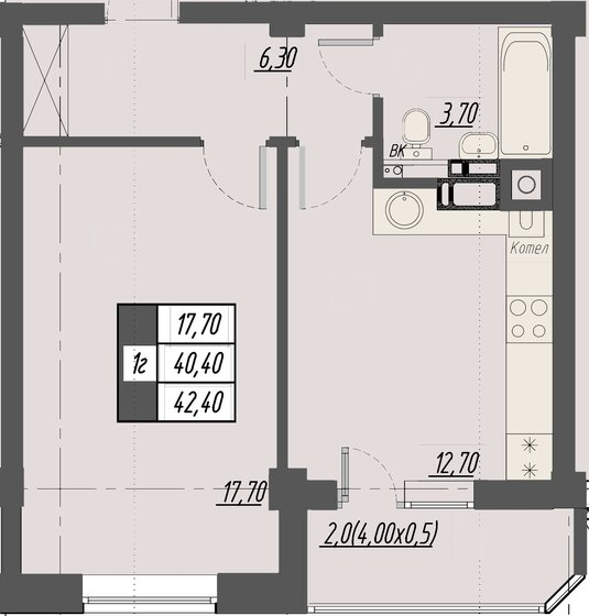 36,2 м², 1-комнатная квартира 6 516 000 ₽ - изображение 13