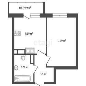 Квартира 31,1 м², 1-комнатная - изображение 1