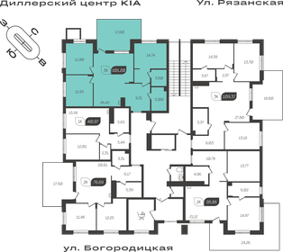 Квартира 88,9 м², 3-комнатная - изображение 2
