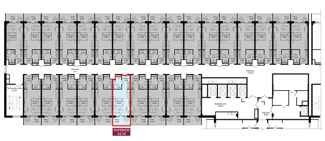 Квартира 33,1 м², студия - изображение 2