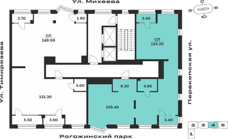 Квартира 123,3 м², 4-комнатная - изображение 2
