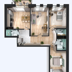 Квартира 99,6 м², 3-комнатная - изображение 4
