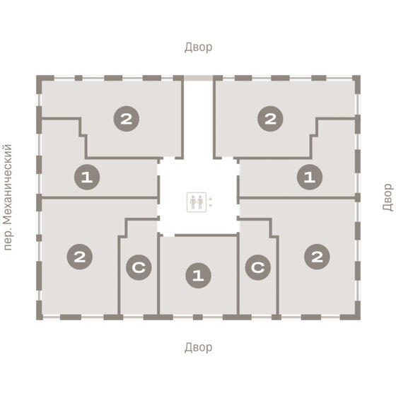 51,5 м², 2-комнатная квартира 3 100 000 ₽ - изображение 71