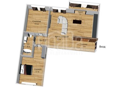 Квартира 80 м², 3-комнатная - изображение 1