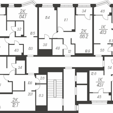 Квартира 43,1 м², 1-комнатная - изображение 3