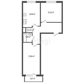 Квартира 69 м², 2-комнатная - изображение 1