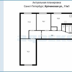 Квартира 65,3 м², 3-комнатная - изображение 3