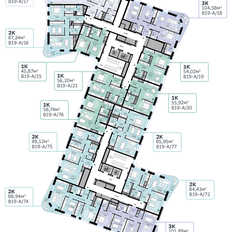 Квартира 58,7 м², 1-комнатная - изображение 2