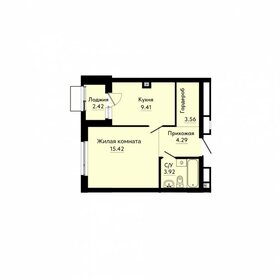 Квартира 37,8 м², 1-комнатная - изображение 1