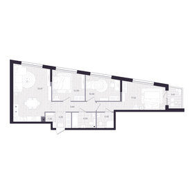 Квартира 85,6 м², 3-комнатная - изображение 1