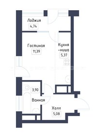 Квартира 28,1 м², студия - изображение 1