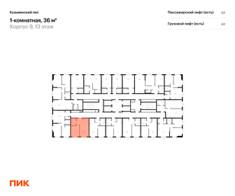 Квартира 36 м², 1-комнатная - изображение 2