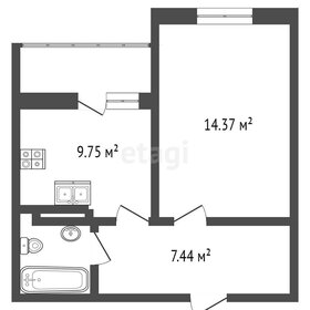 Квартира 42,5 м², 1-комнатная - изображение 1