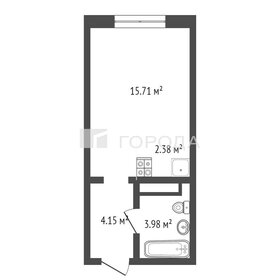Квартира 26,5 м², студия - изображение 1