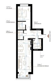 Квартира 64,5 м², 2-комнатная - изображение 5