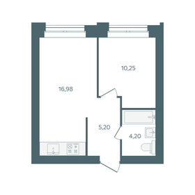 Квартира 36,6 м², 1-комнатная - изображение 1