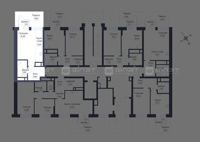 Квартира 31,7 м², студия - изображение 2