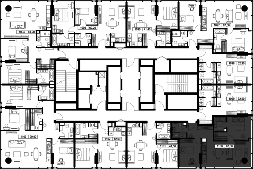 71,1 м², 2-комнатная квартира 82 800 000 ₽ - изображение 136