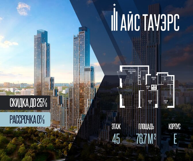 76,7 м², 2-комнатная квартира 80 399 016 ₽ - изображение 51
