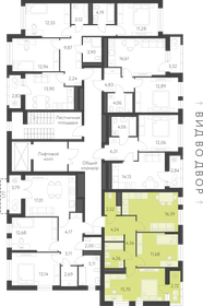 Квартира 60,9 м², 2-комнатная - изображение 2