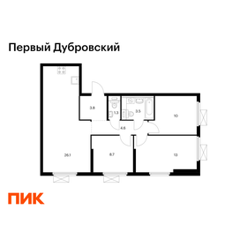 Квартира 71 м², 3-комнатная - изображение 1