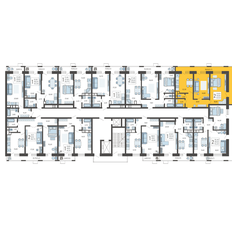 Квартира 64,5 м², 2-комнатная - изображение 2