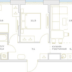 Квартира 51,9 м², 3-комнатная - изображение 2