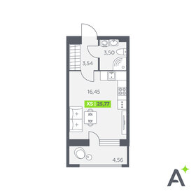 Квартира 25,8 м², студия - изображение 1