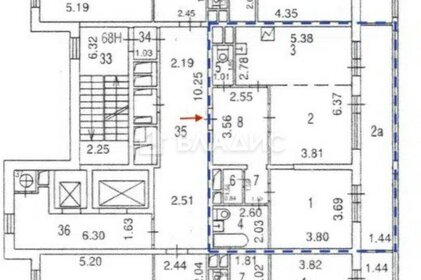 Квартира 69,7 м², 2-комнатная - изображение 1