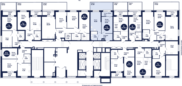 Квартира 44,2 м², 1-комнатная - изображение 4