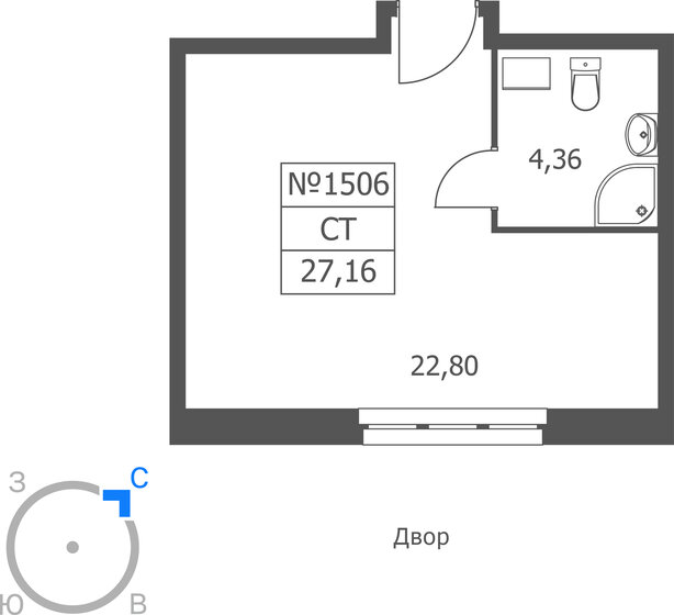 24 м², апартаменты-студия 7 800 000 ₽ - изображение 126