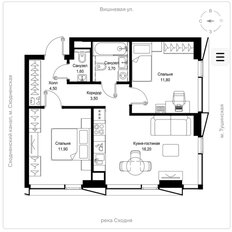 Квартира 55,2 м², 2-комнатная - изображение 4