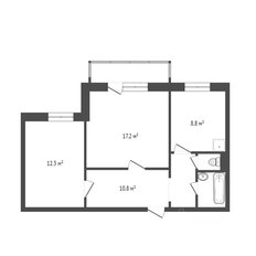 Квартира 54 м², 2-комнатная - изображение 3