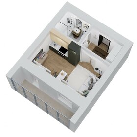 Квартира 26,7 м², студия - изображение 3