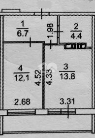 Квартира 42,7 м², 1-комнатная - изображение 1
