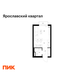 Квартира 20,4 м², студия - изображение 1