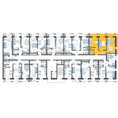 Квартира 64,5 м², 2-комнатная - изображение 2