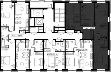 Квартира 92,3 м², 3-комнатная - изображение 3