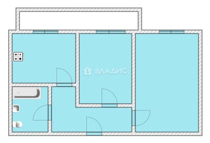 Квартира 50 м², 2-комнатная - изображение 2