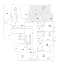 Квартира 52,6 м², 2-комнатная - изображение 2