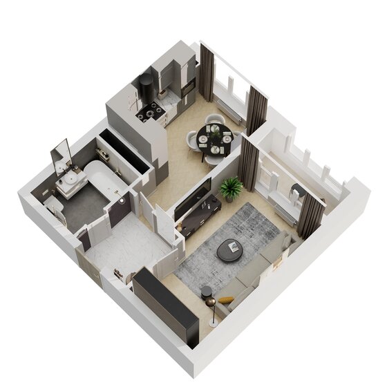 36,3 м², 1-комнатная квартира 7 141 250 ₽ - изображение 31
