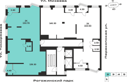 Квартира 150,7 м², 4-комнатная - изображение 2